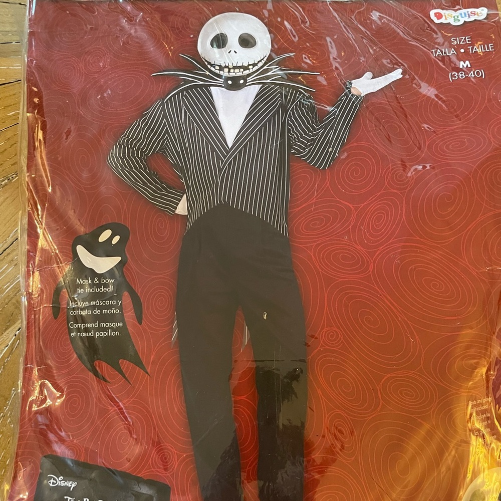 Nightmare Before Christmas Jack Skellington costume size M